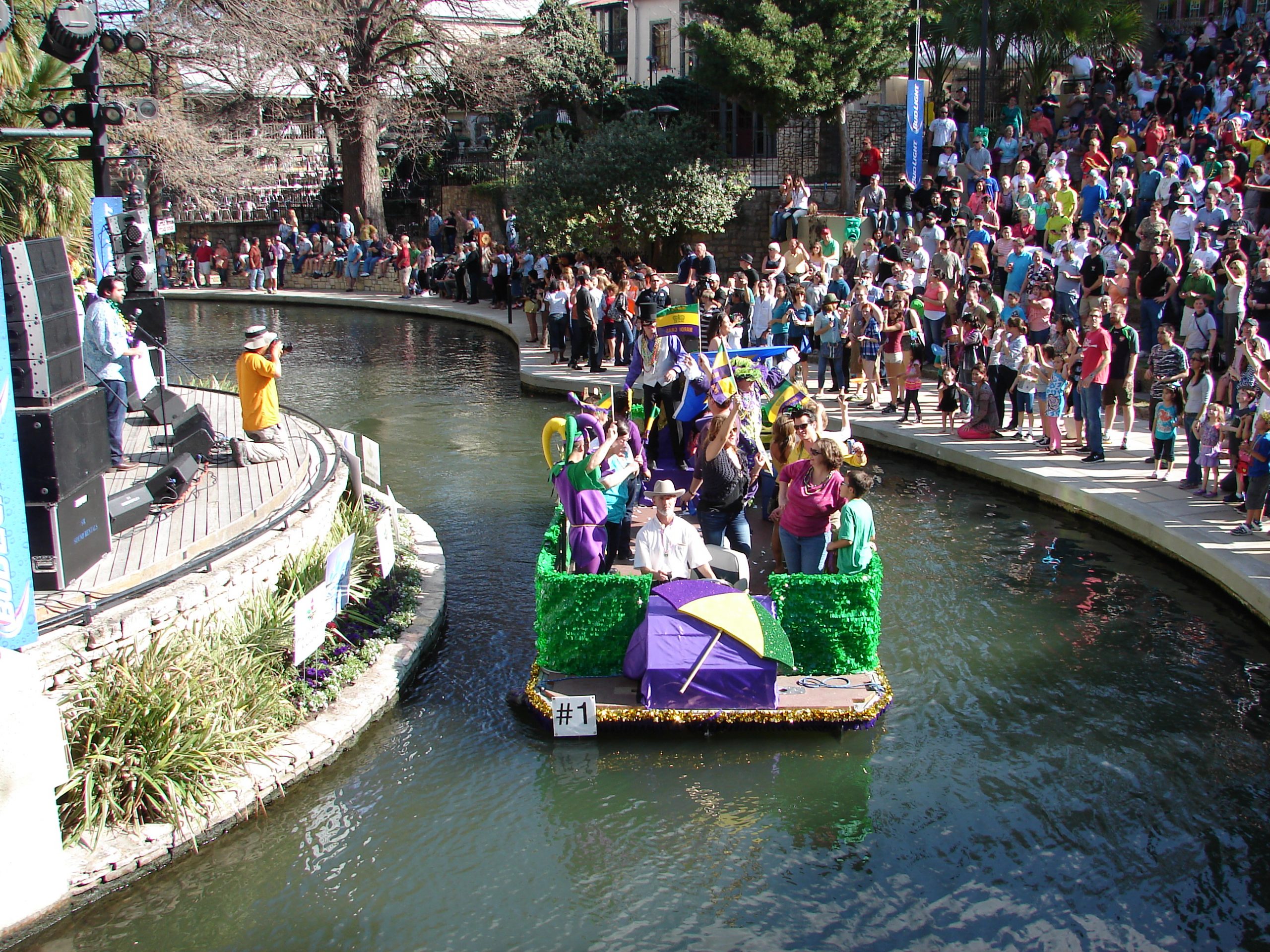 San Antonio Event Calendar Mardi Gras Festival & River Parade