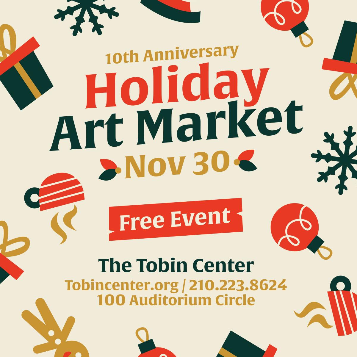 Calendar of Events Holiday Art Market 2024